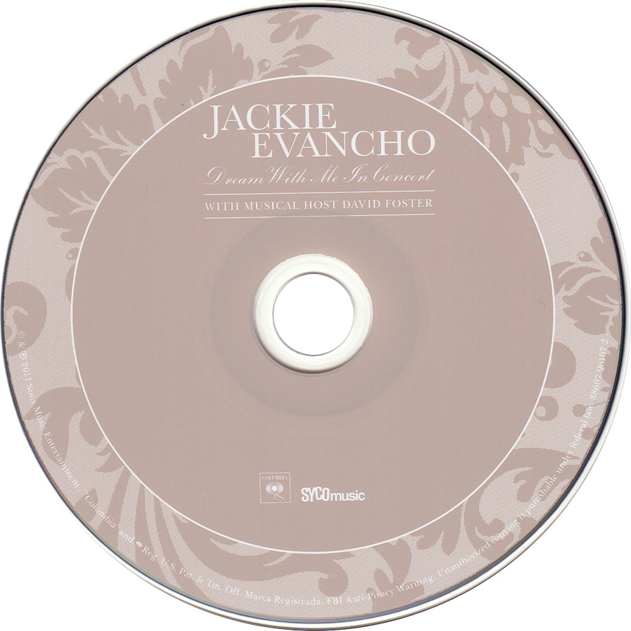 Cartula Cd de Jackie Evancho - Dream With Me In Concert