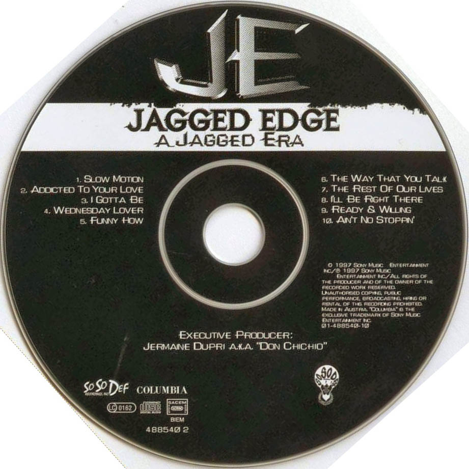Cartula Cd de Jagged Edge - A Jagged Era