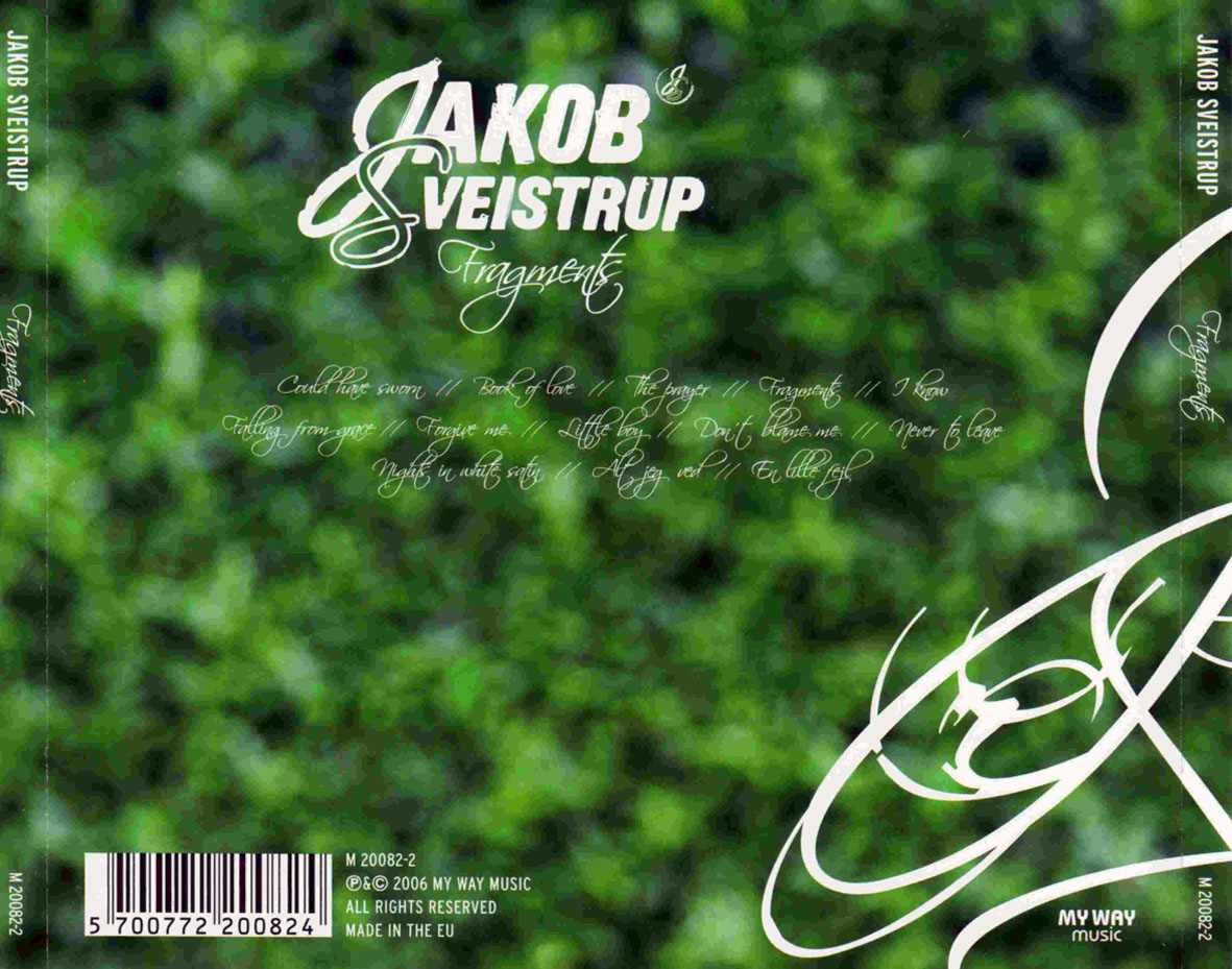 Cartula Trasera de Jakob Sveistrup - Fragments