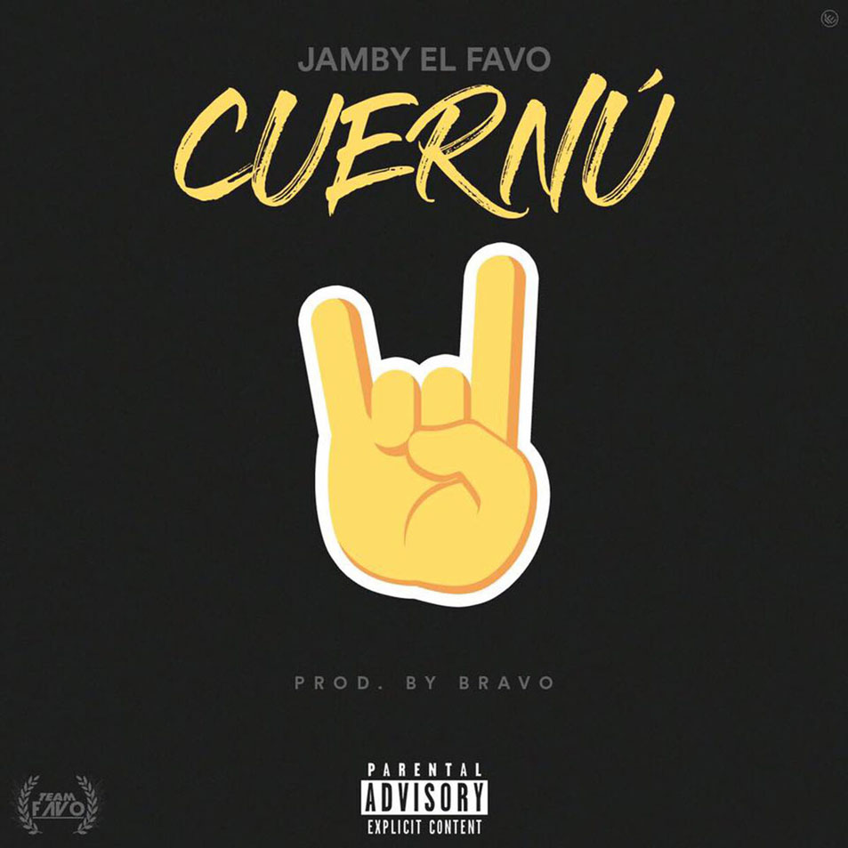 Cartula Frontal de Jamby El Favo - Cuernu (Cd Single)