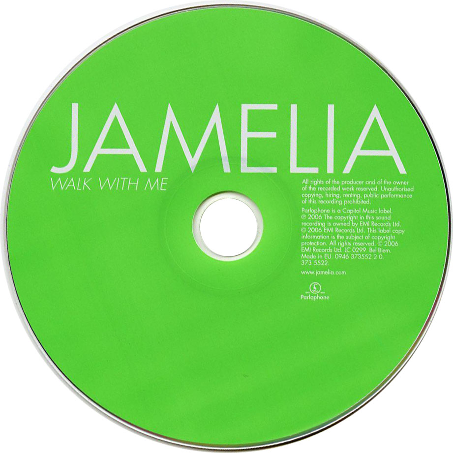 Cartula Cd de Jamelia - Walk With Me