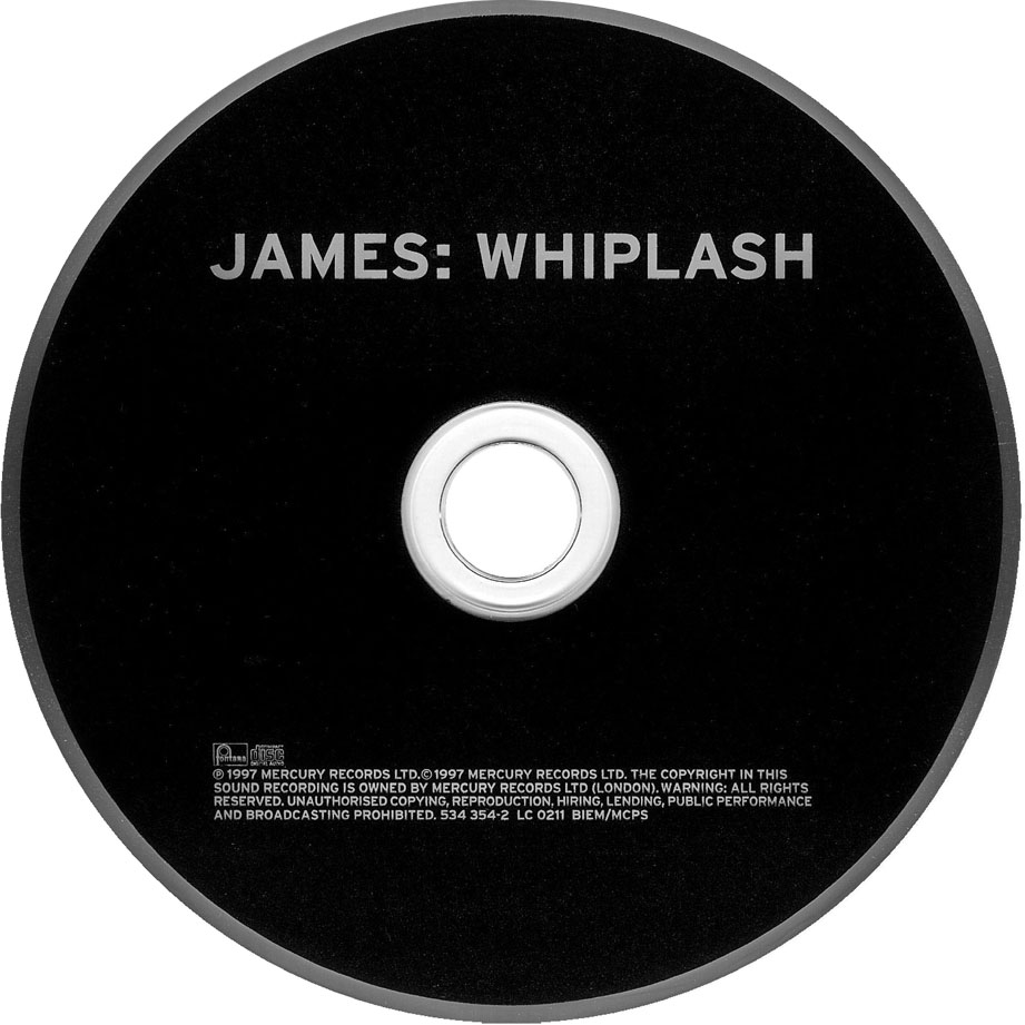Cartula Cd de James - Whiplash
