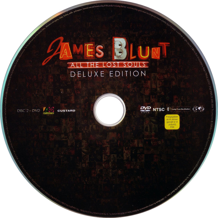 Cartula Dvd de James Blunt - All The Lost Souls (Deluxe Edition)