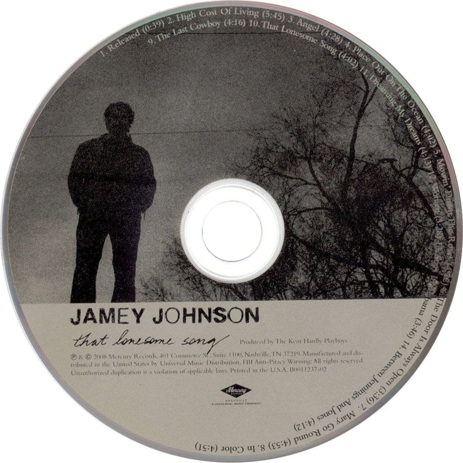 Cartula Cd de Jamey Johnson - That Lonesome Song