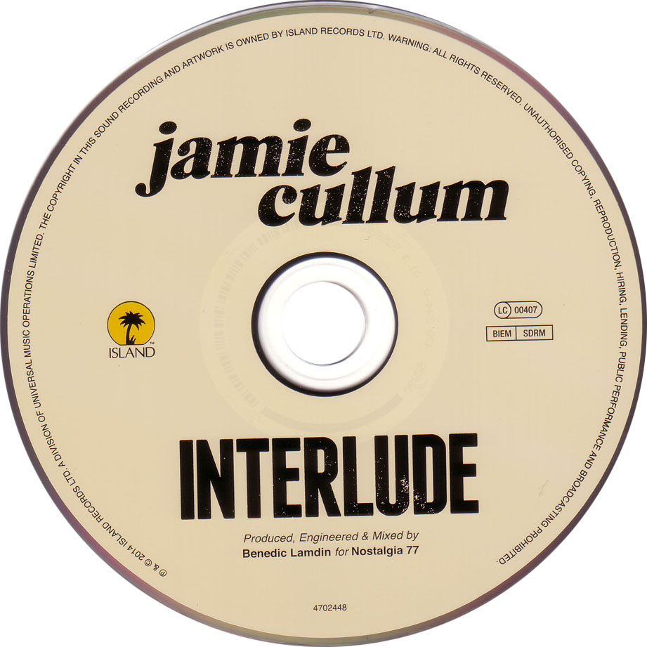 Cartula Cd de Jamie Cullum - Interlude
