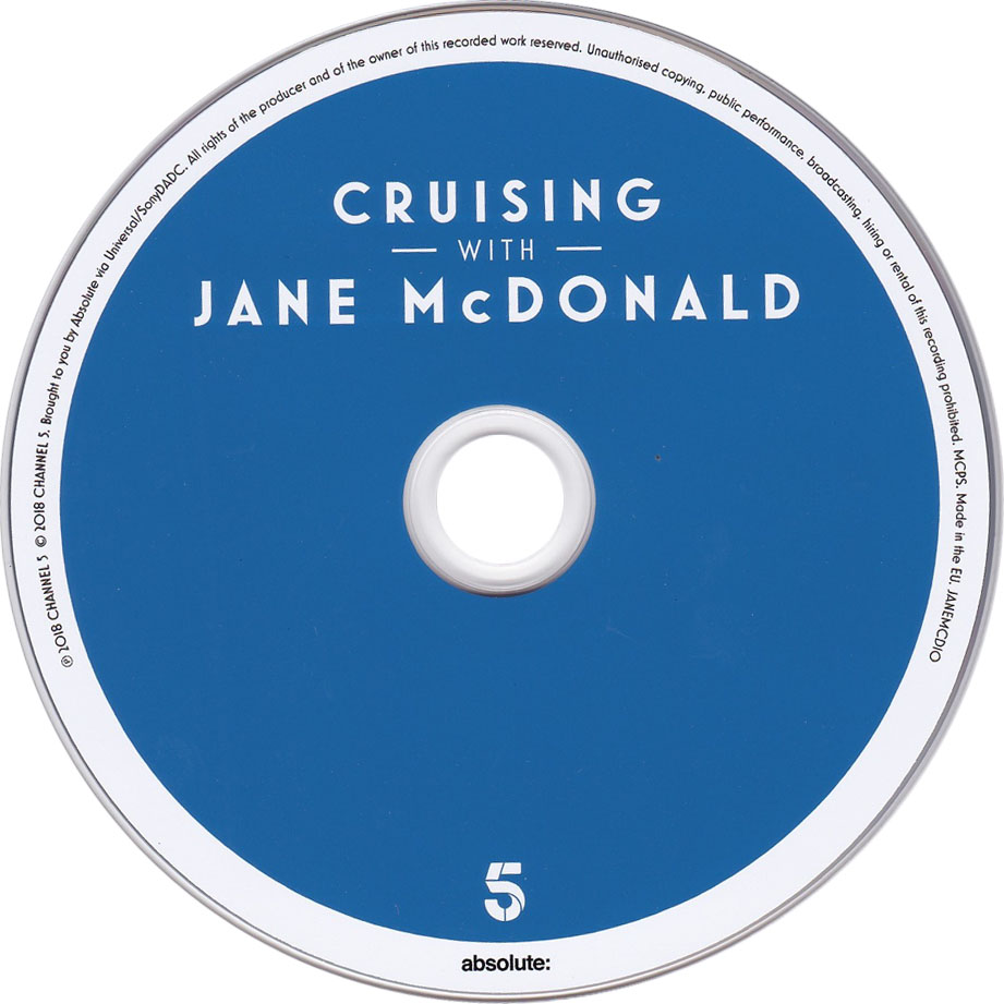 Cartula Cd de Jane Mcdonald - Cruising With Jane Mcdonald
