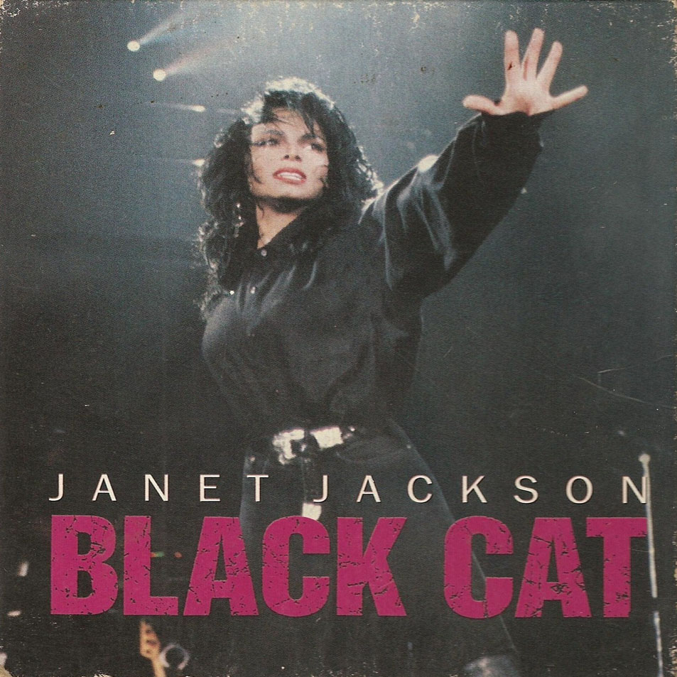 Cartula Frontal de Janet Jackson - Black Cat (Cd Single)