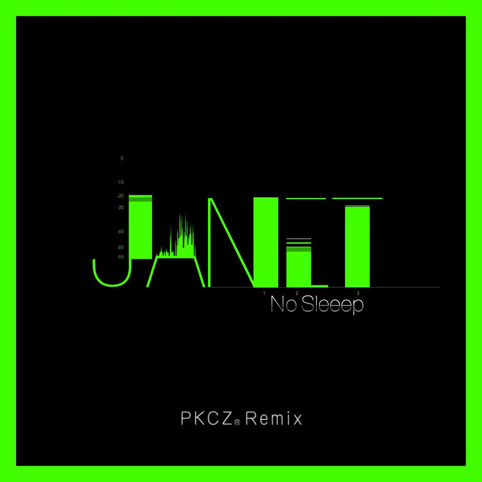 Cartula Frontal de Janet Jackson - No Sleeep (Pkcz Remix) (Cd Single)
