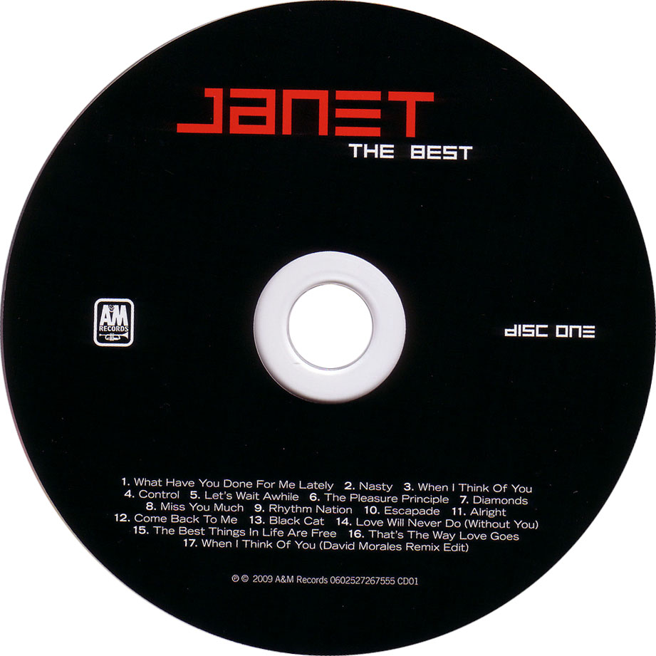 Cartula Cd1 de Janet Jackson - The Best