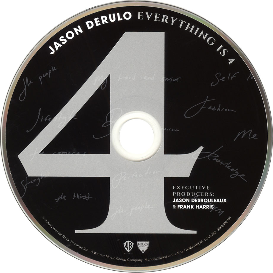 Cartula Cd de Jason Derulo - Everything Is 4
