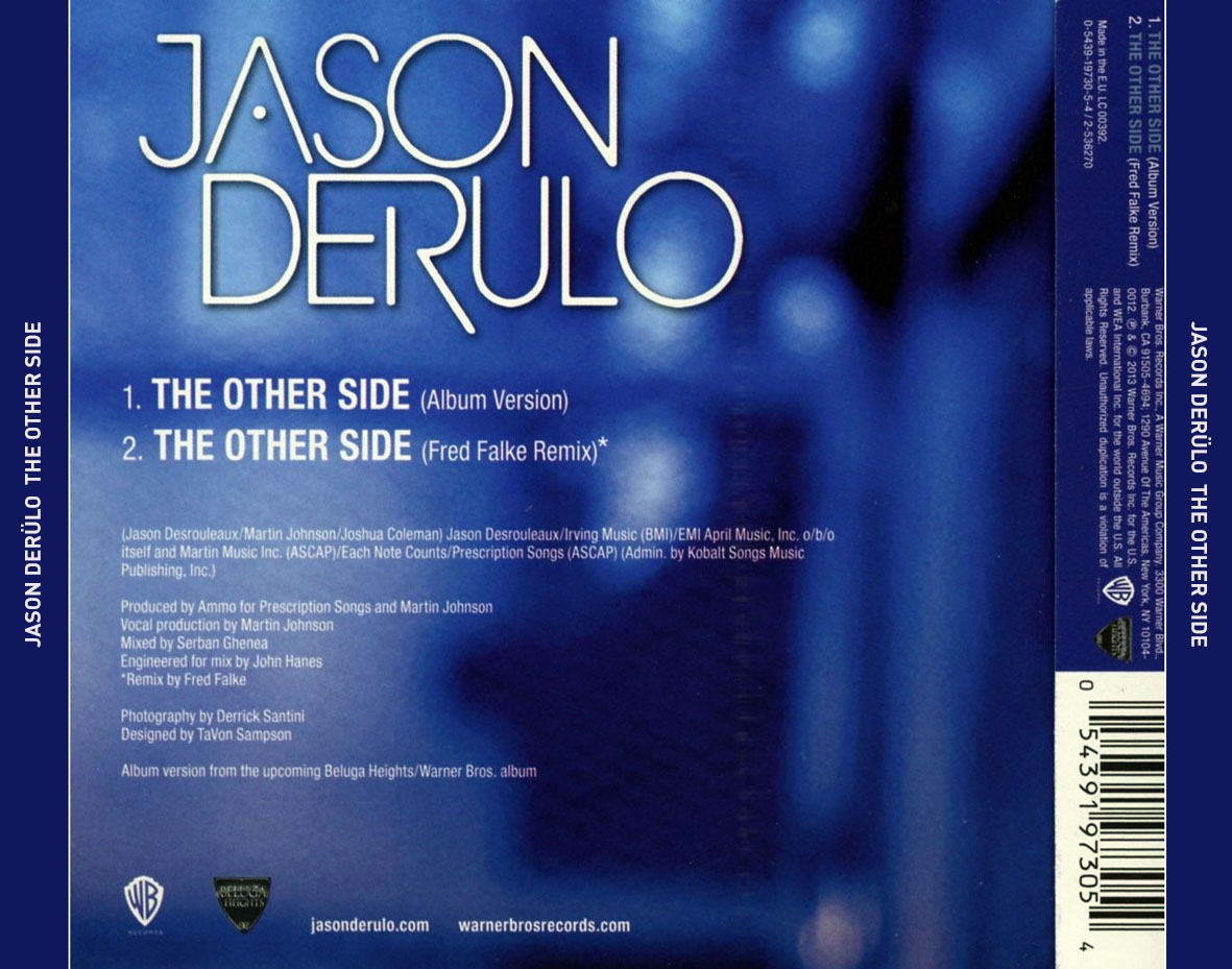 Cartula Trasera de Jason Derulo - The Other Side (Cd Single)