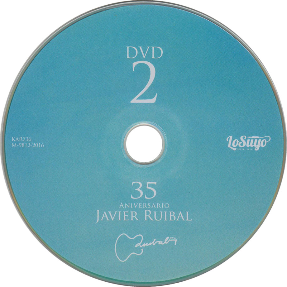 Cartula Dvd2 de Javier Ruibal - 35 Aniversario