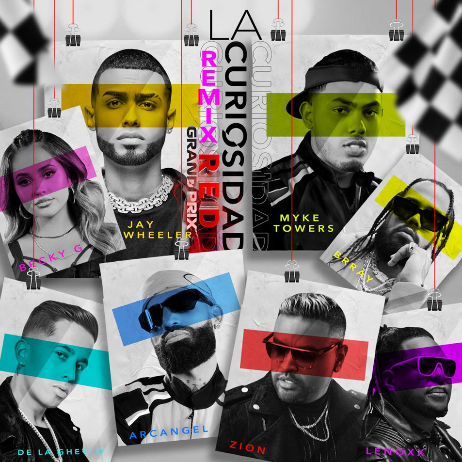 Car�tula Frontal de Jay Wheeler - La Curiosidad (Ft. Myke Towers, Becky G, Arcangel & De La Ghetto, Zion & Lennox) (Remix) (Cd Single)