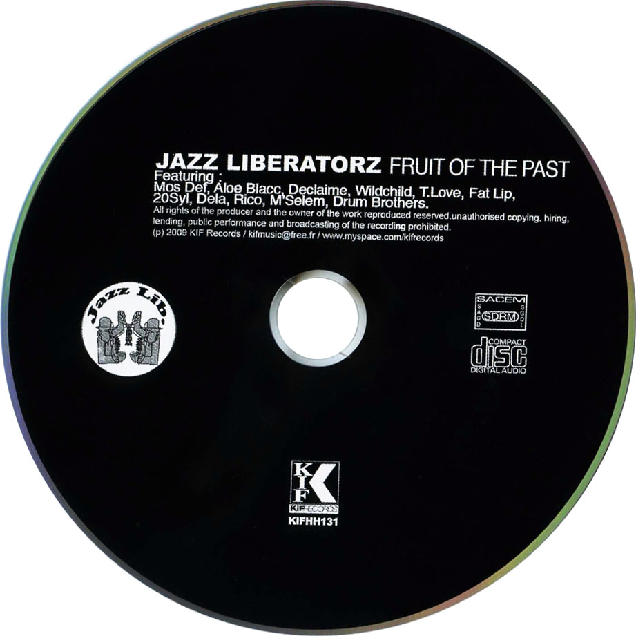 Cartula Cd de Jazz Liberatorz - Fruit Of The Past