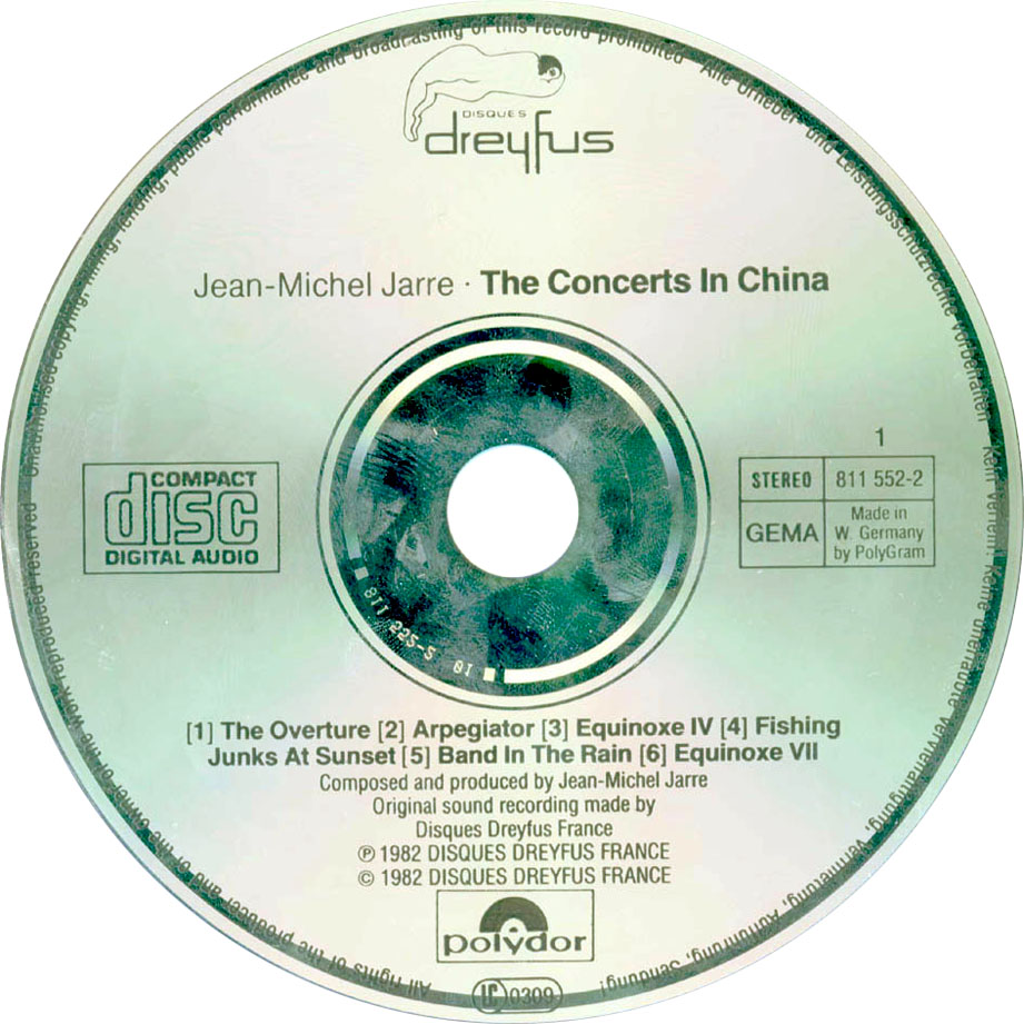 Cartula Cd1 de Jean Michel Jarre - The Concerts In China