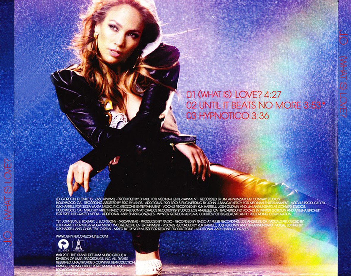Cartula Trasera de Jennifer Lopez - (What Is) Love? (Cd Single)