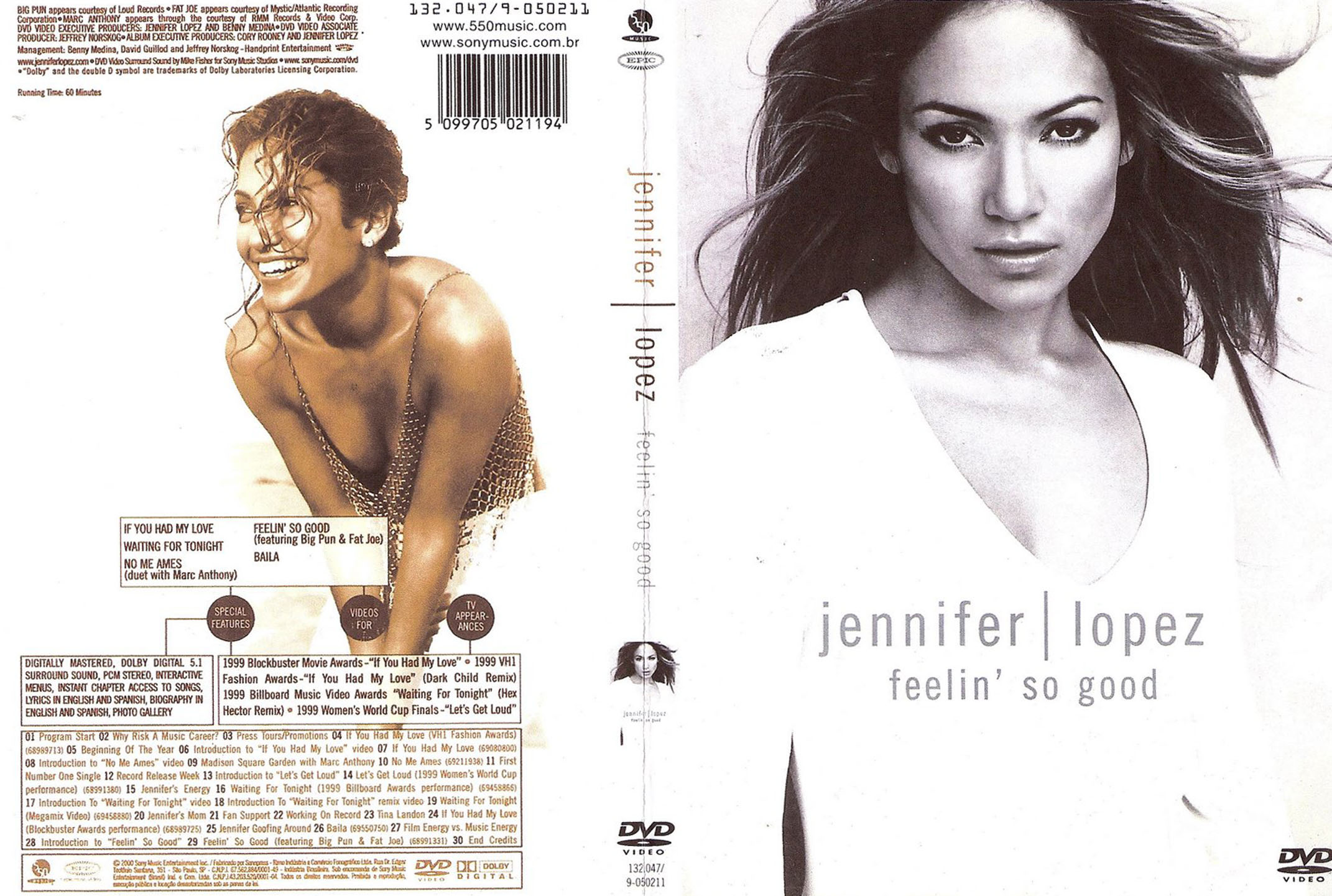 Cartula Caratula de Jennifer Lopez - Feelin' So Good (Dvd)