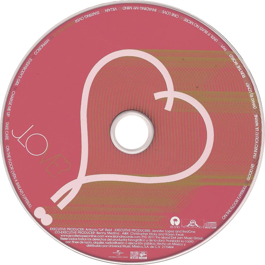 Cartula Cd de Jennifer Lopez - Love? (Deluxe Edition)