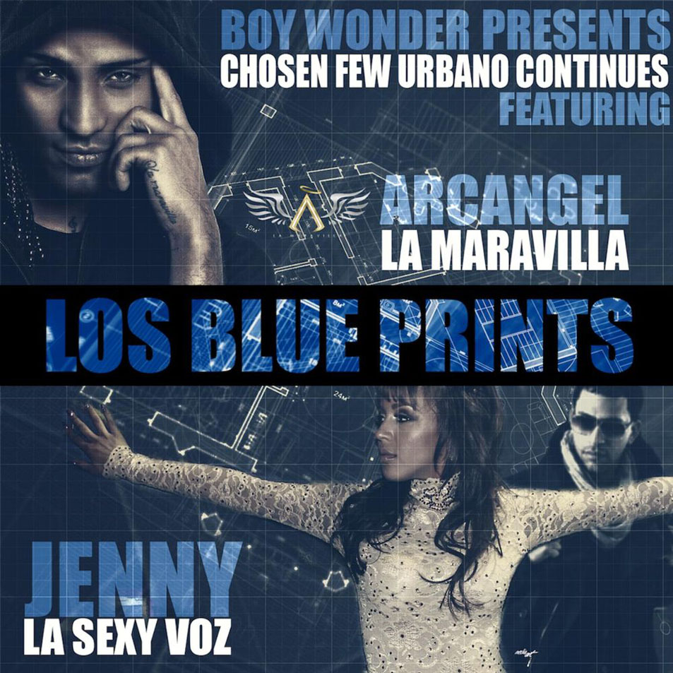 Cartula Frontal de Jenny La Sexy Voz - Los Blue Prints (Featuring Arcangel) (Cd Single)