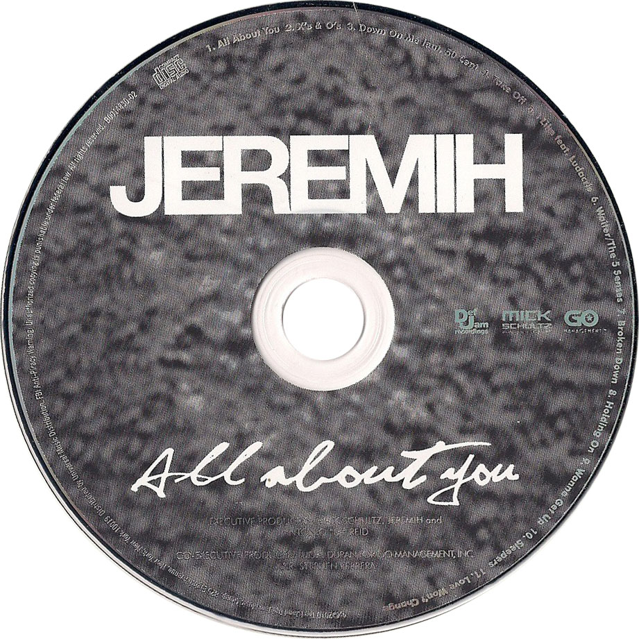 Cartula Cd de Jeremih - All About You