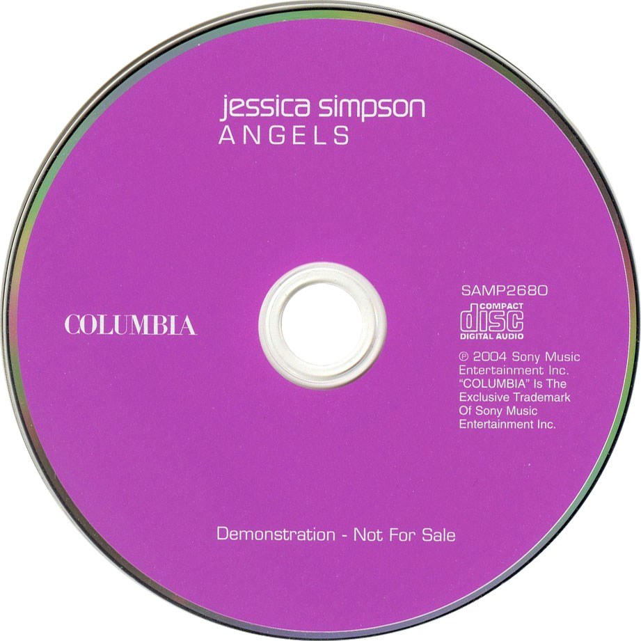 Cartula Cd de Jessica Simpson - Angels (Cd Single)