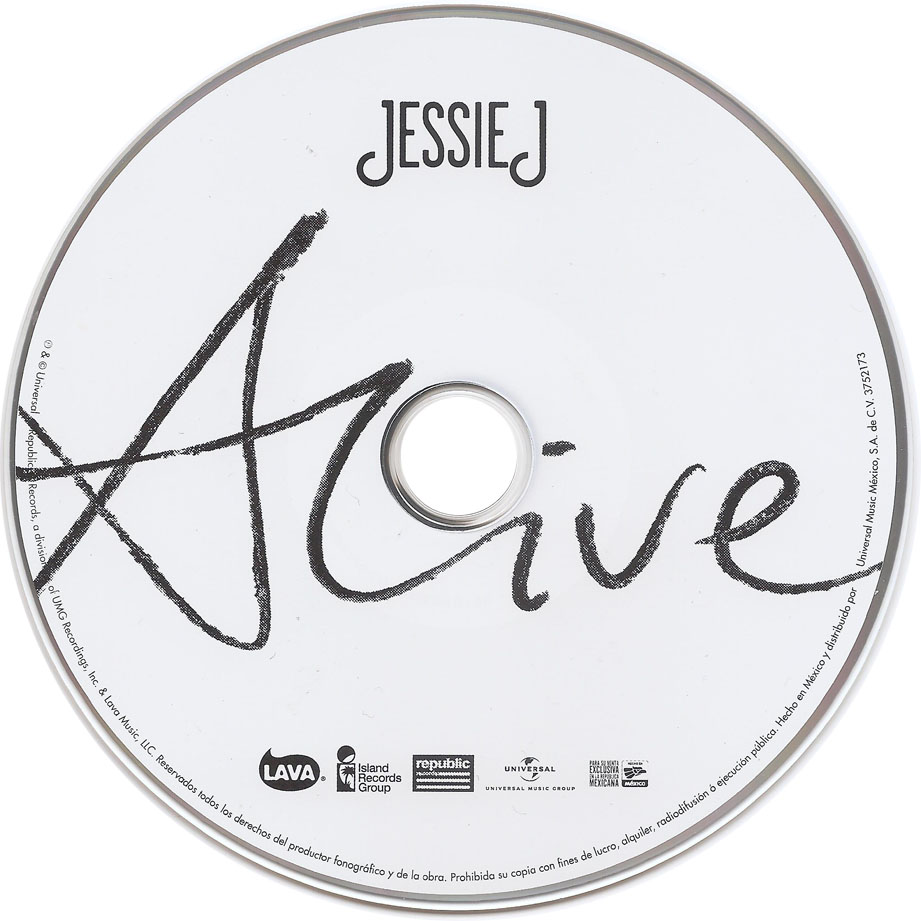Cartula Cd de Jessie J - Alive