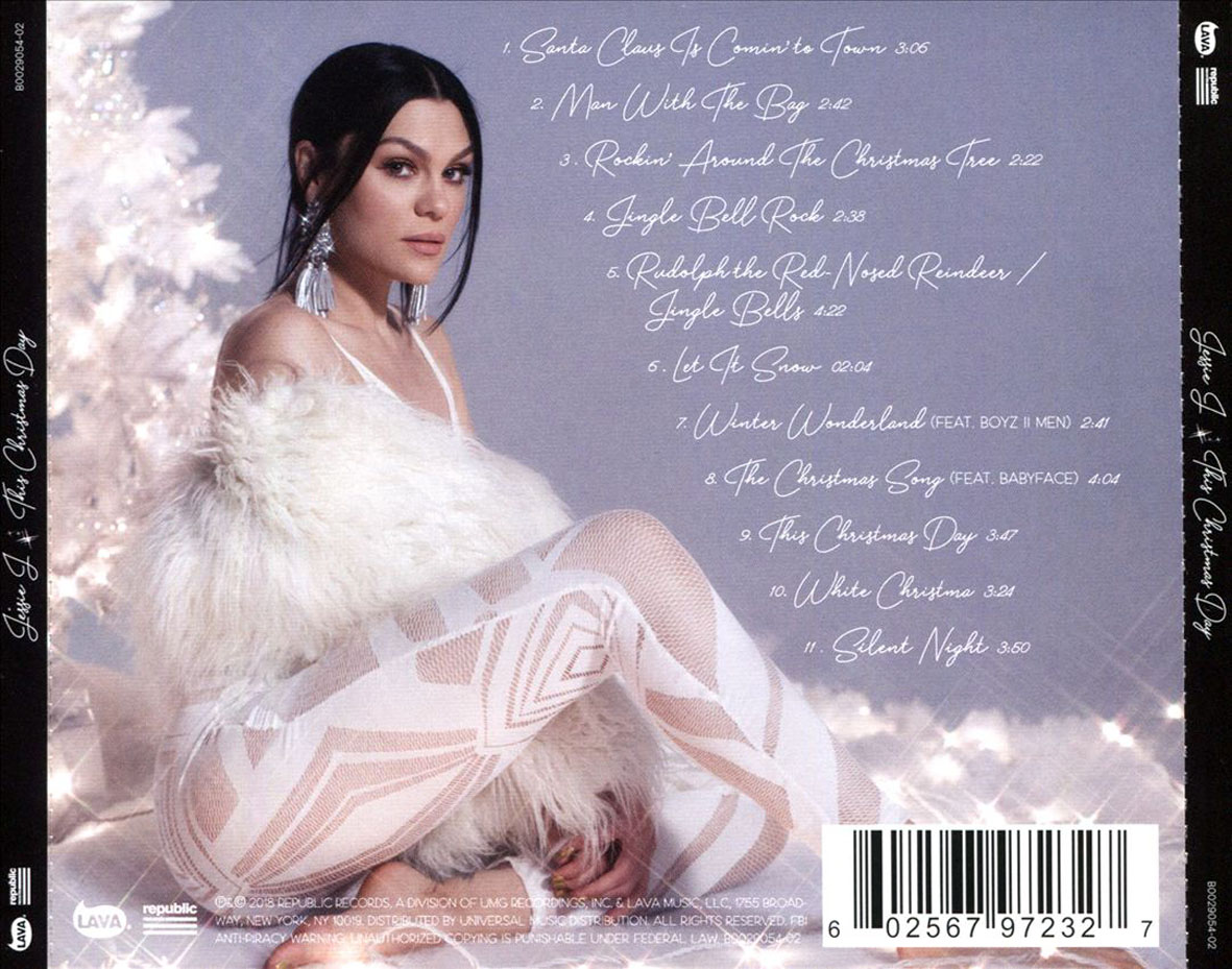 Cartula Trasera de Jessie J - This Christmas Day
