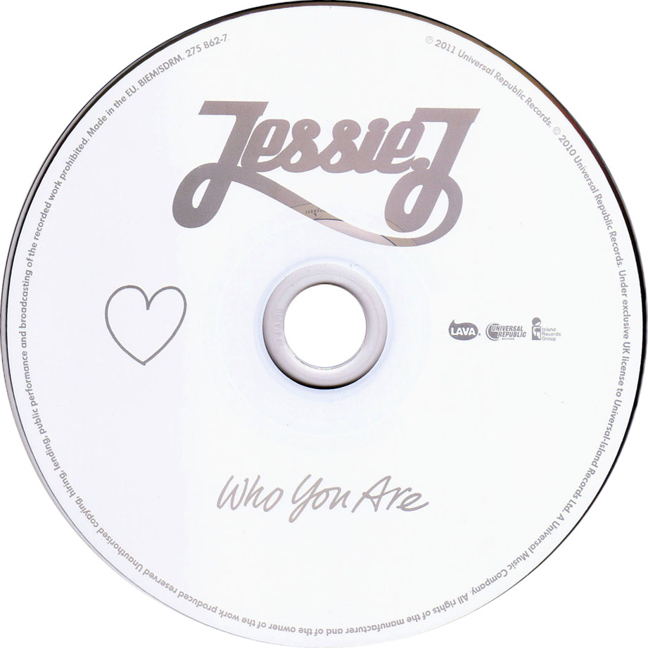 Cartula Cd de Jessie J - Who You Are