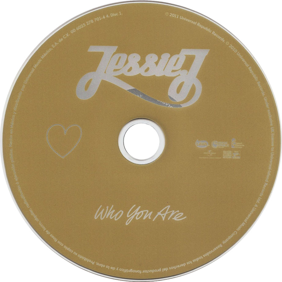 Cartula Cd de Jessie J - Who You Are (Cd & Dvd)