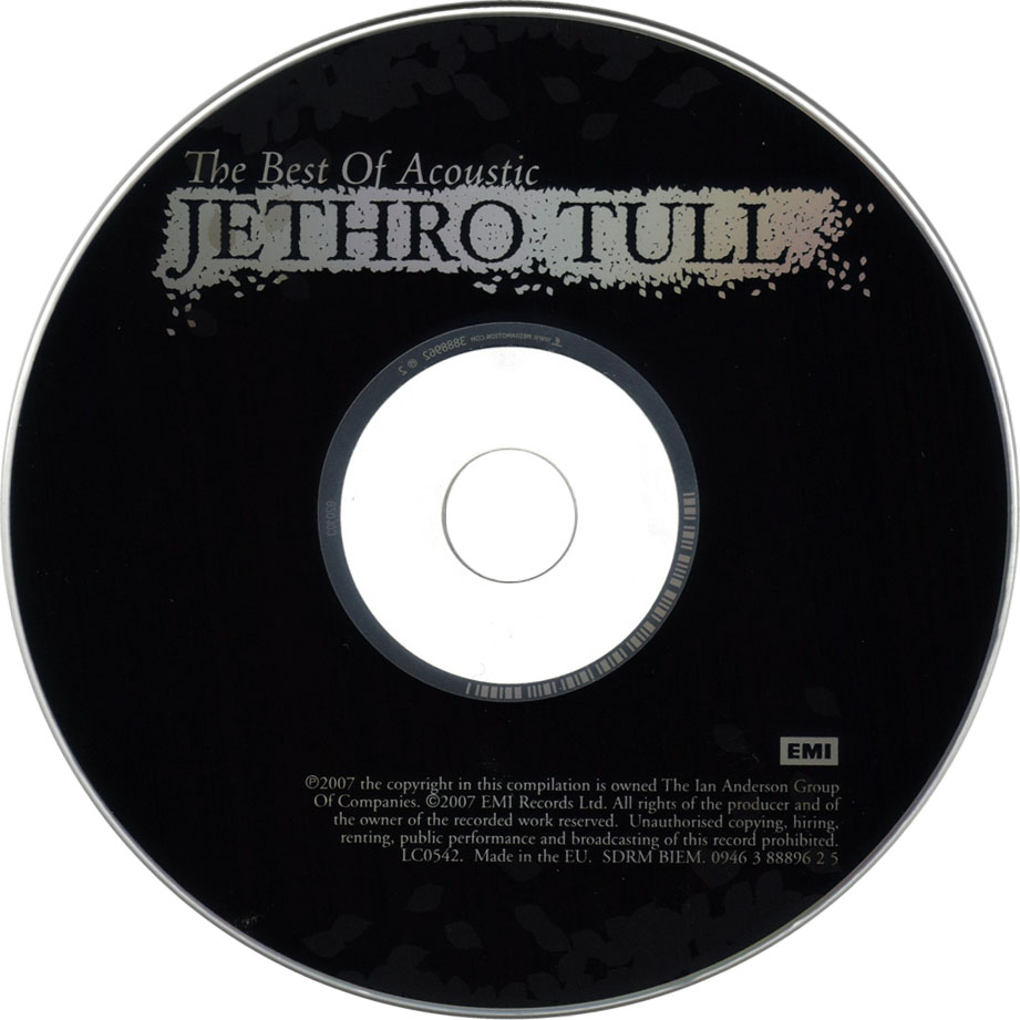 Cartula Cd de Jethro Tull - The Best Of Acoustic Jethro Tull