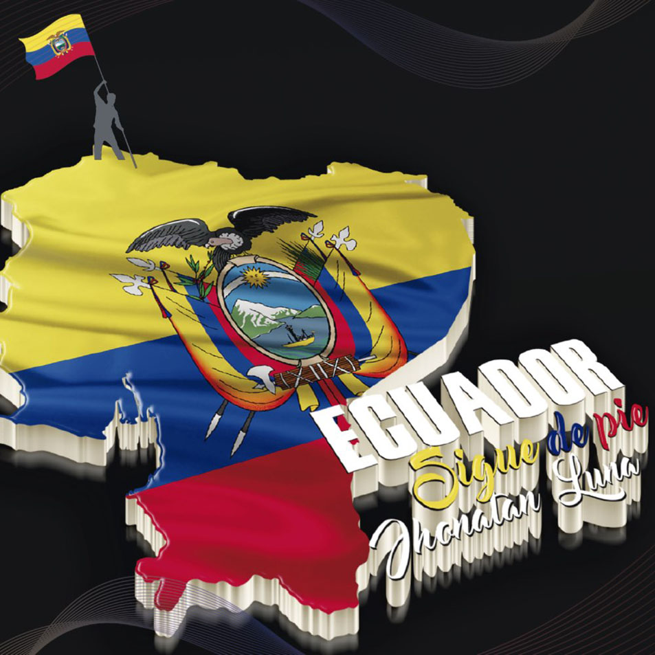 Cartula Frontal de Jhonatan Luna - Ecuador Sigue De Pie (Cd Single)