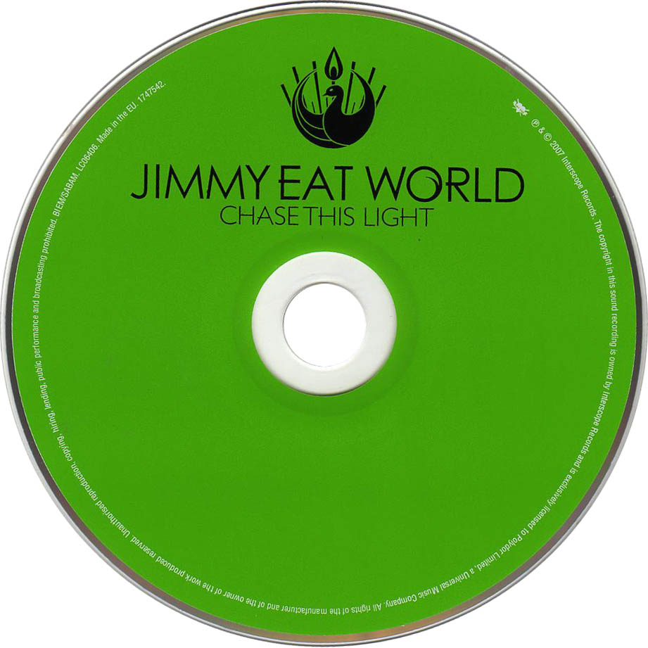 Cartula Cd de Jimmy Eat World - Chase This Light