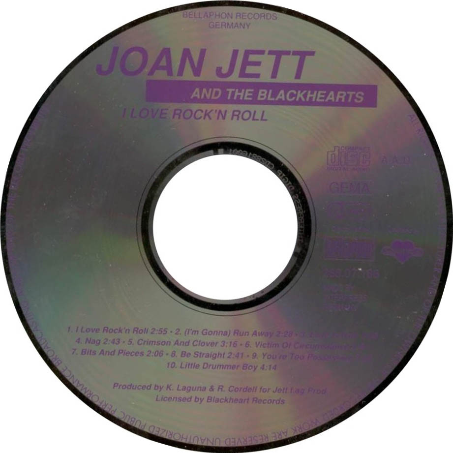Cartula Cd de Joan Jett & The Blackhearts - I Love Rock 'n Roll