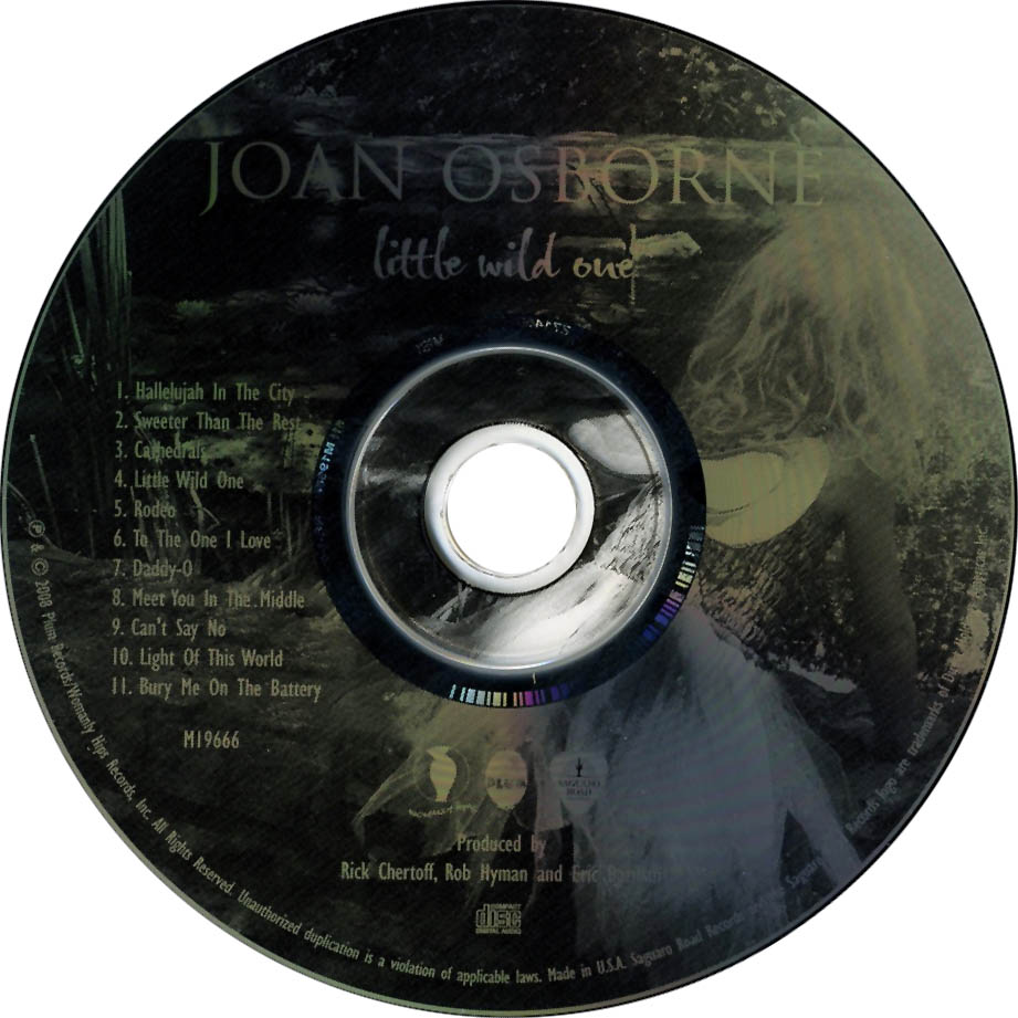 Cartula Cd de Joan Osborne - Little Wild One
