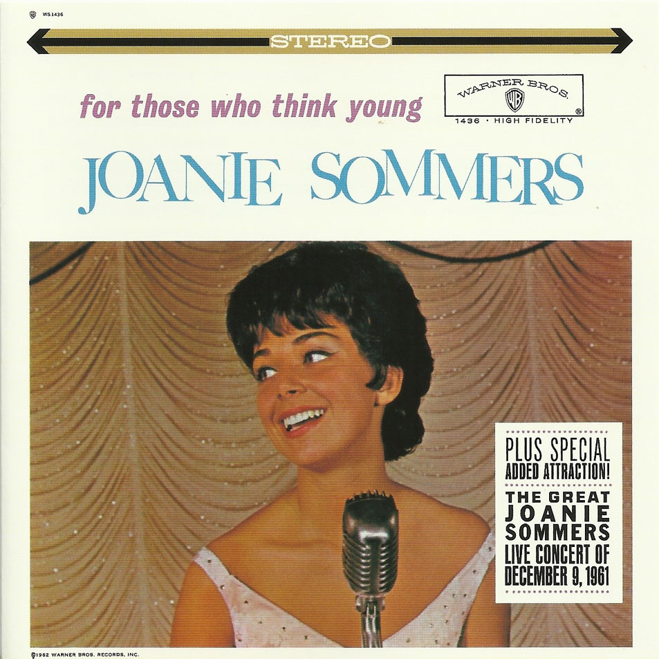 Cartula Frontal de Joanie Sommers - For Those Who Think Young