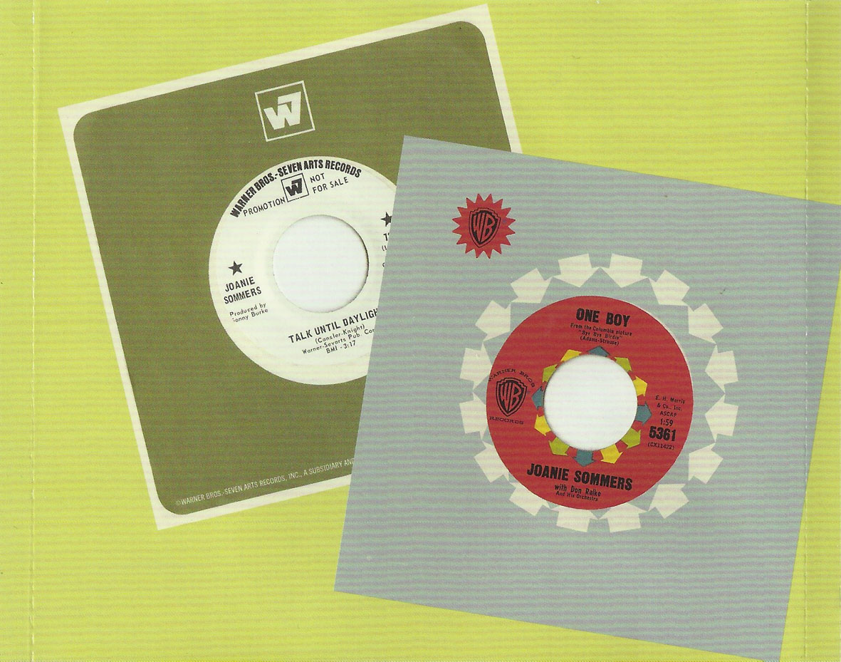 Cartula Interior Trasera de Joanie Sommers - The Complete Warner Bros. Singles