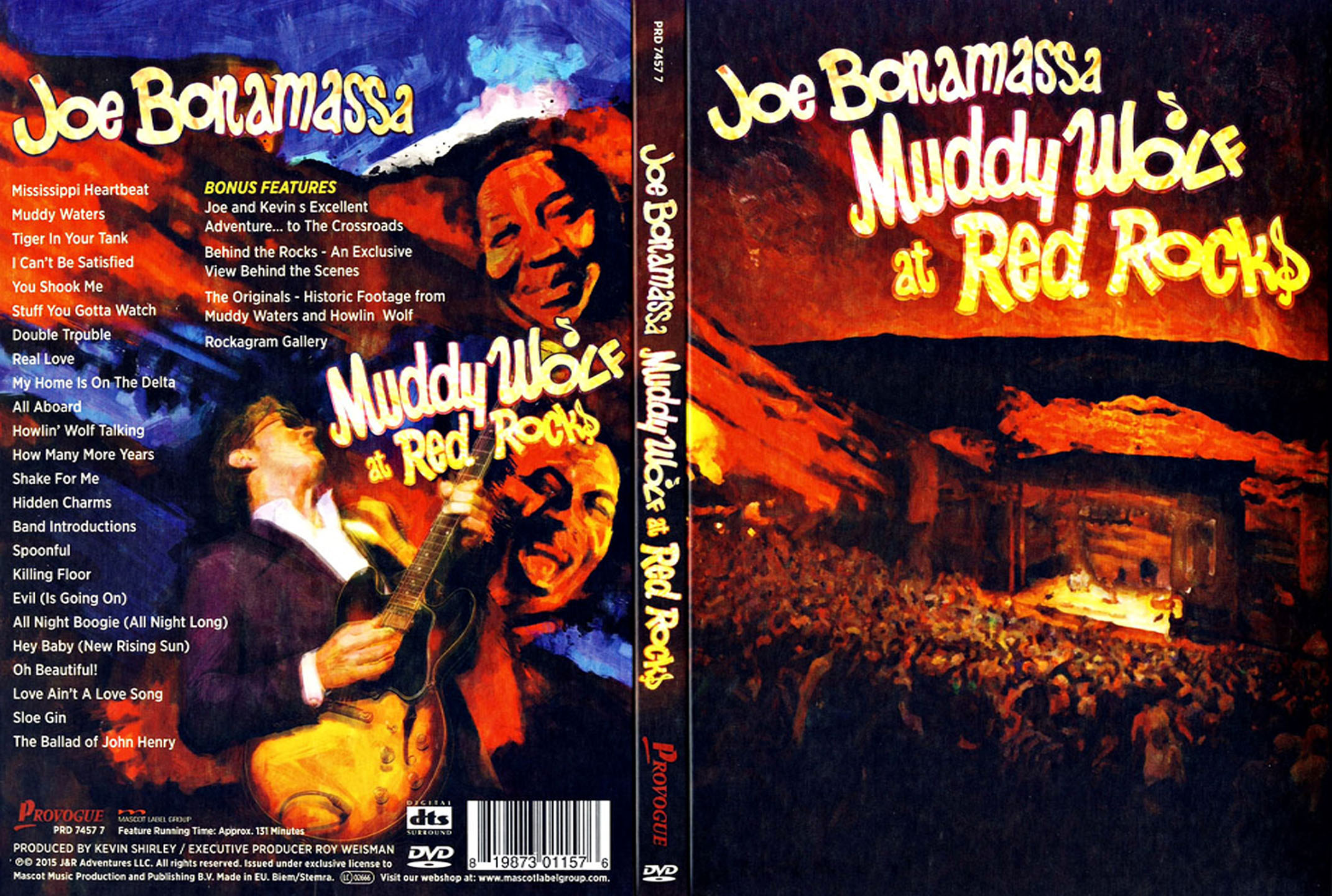 Cartula Caratula de Joe Bonamassa - Muddy Wolf At Red Rocks (Dvd)