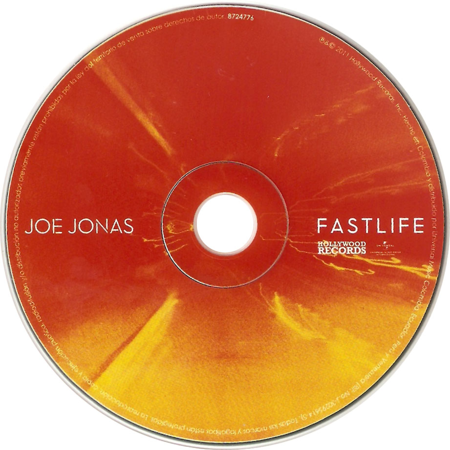 Cartula Cd de Joe Jonas - Fast Life