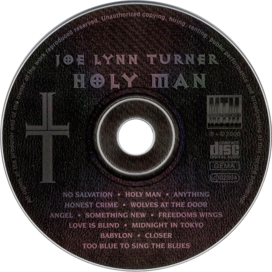 Cartula Cd de Joe Lynn Turner - Holy Man