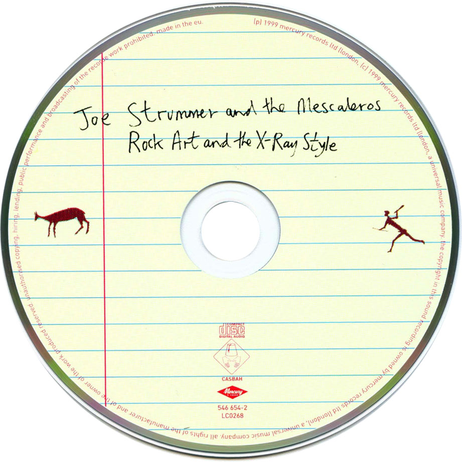 Cartula Cd de Joe Strummer & The Mescaleros - Rock Art & The X-Ray Style