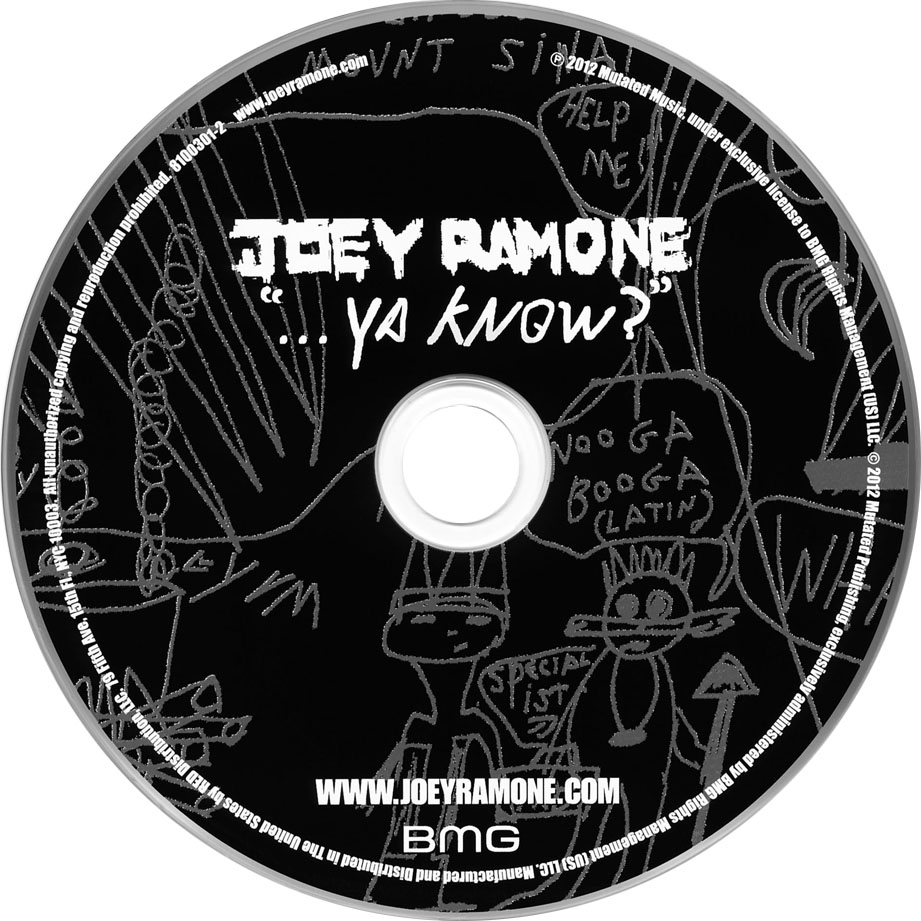 Cartula Cd de Joey Ramone - ...ya Know?