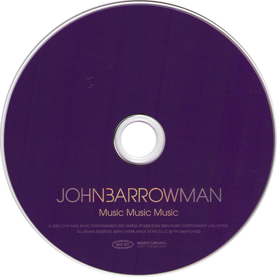 Cartula Cd de John Barrowman - Music Music Music