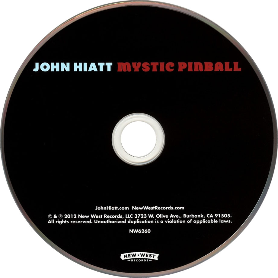 Cartula Cd de John Hiatt - Mystic Pinball