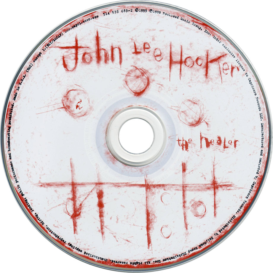 Cartula Cd de John Lee Hooker - The Healer