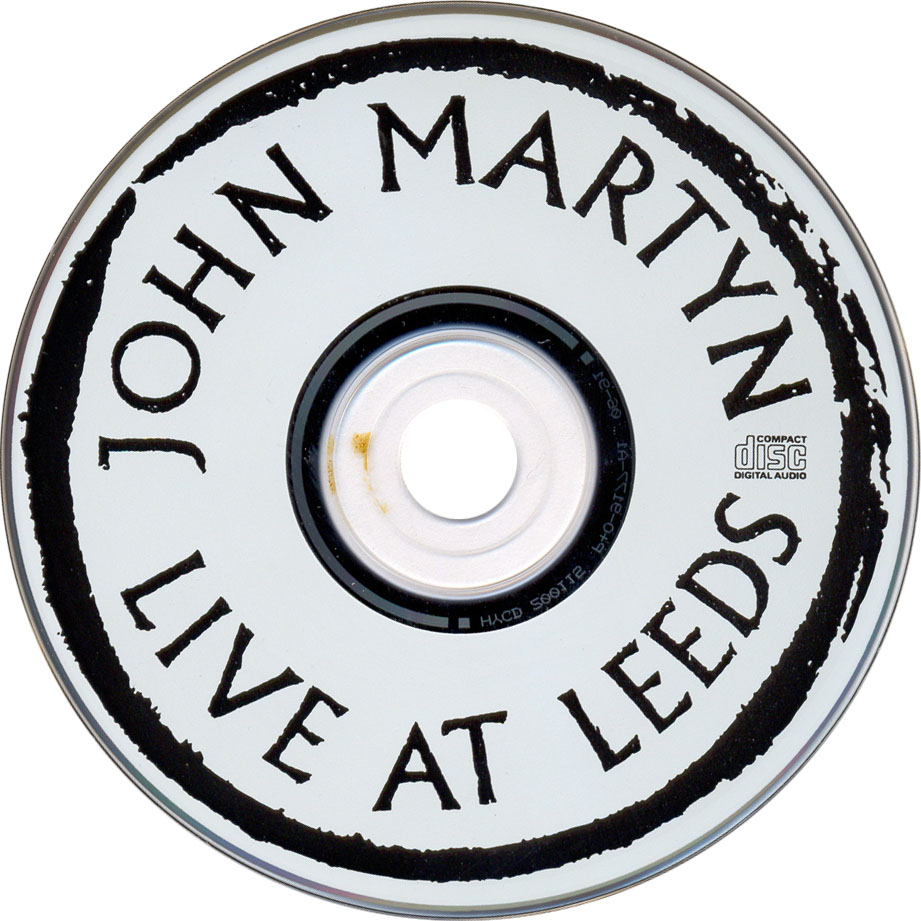 Cartula Cd de John Martyn - Live At Leeds