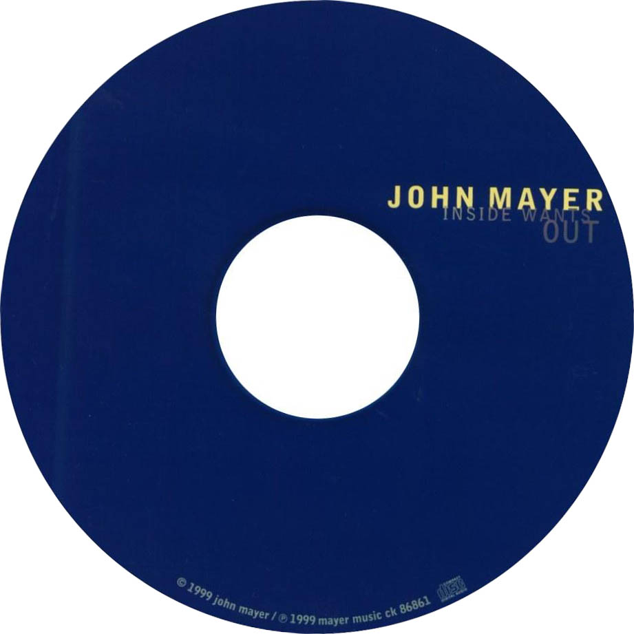Cartula Cd de John Mayer - Inside Wants Out