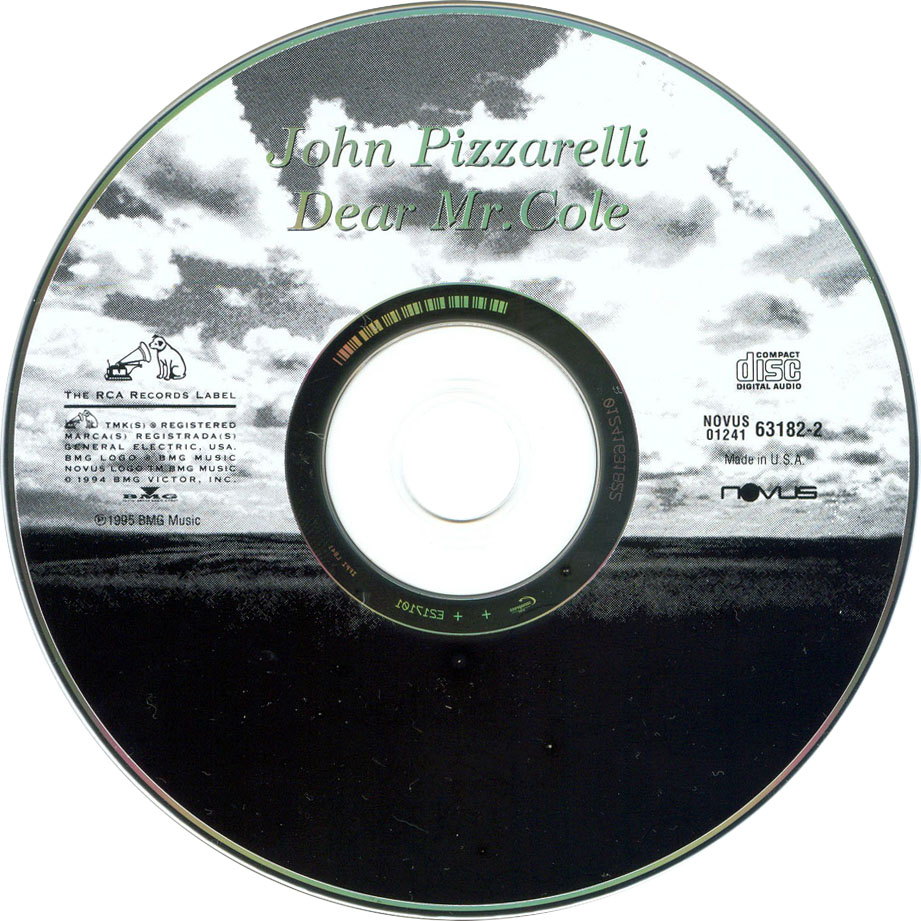 Cartula Cd de John Pizzarelli - Dear Mr. Cole