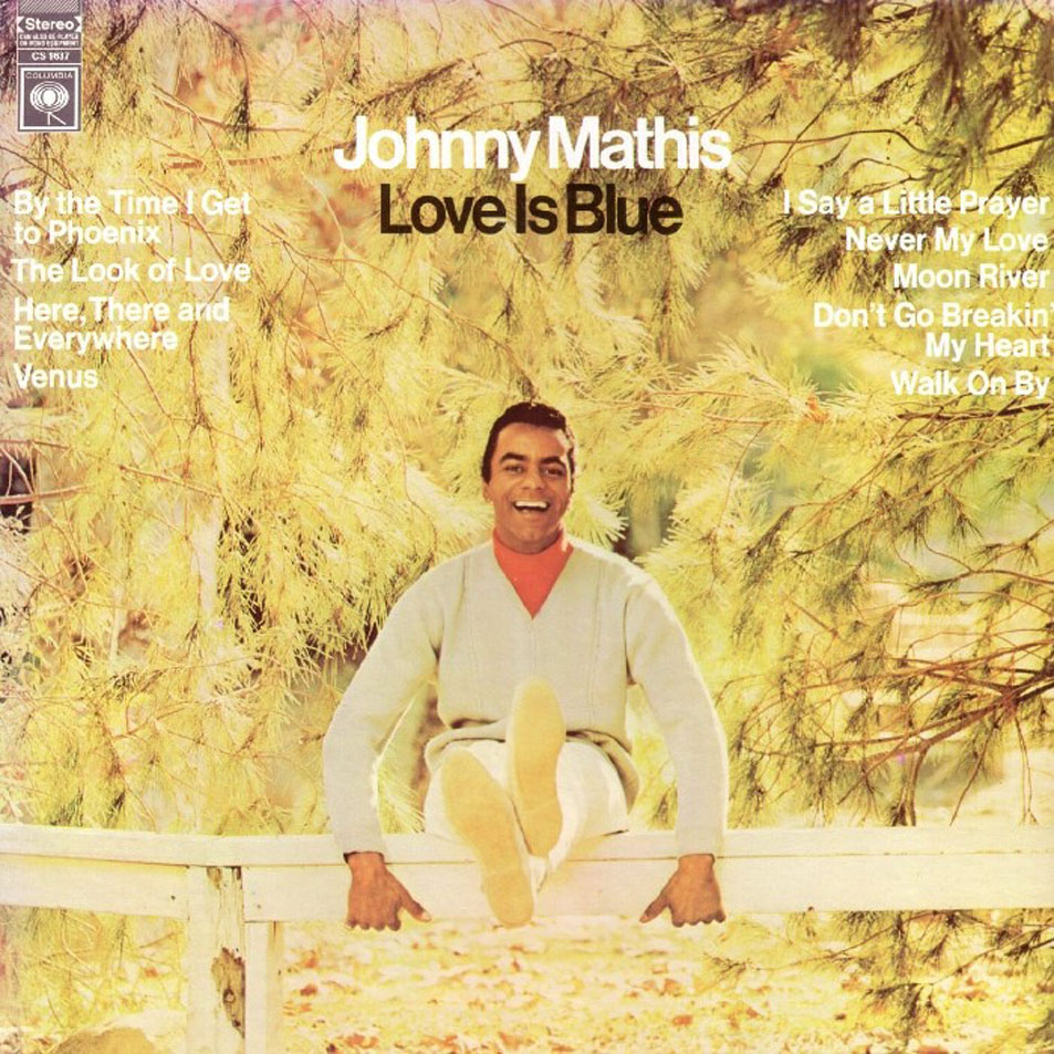 Cartula Frontal de Johnny Mathis - Love Is Blue