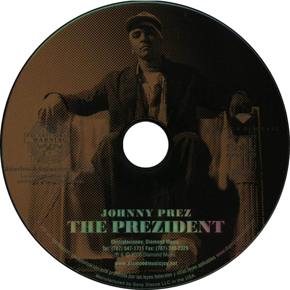 Cartula Cd de Johnny Prez - The Prezident