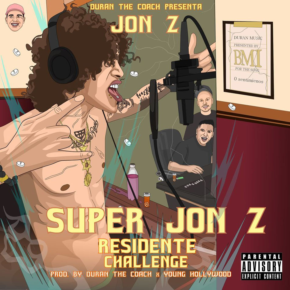 Cartula Frontal de Jon Z - Super Jon Z (Residente Challenge) (Cd Single)